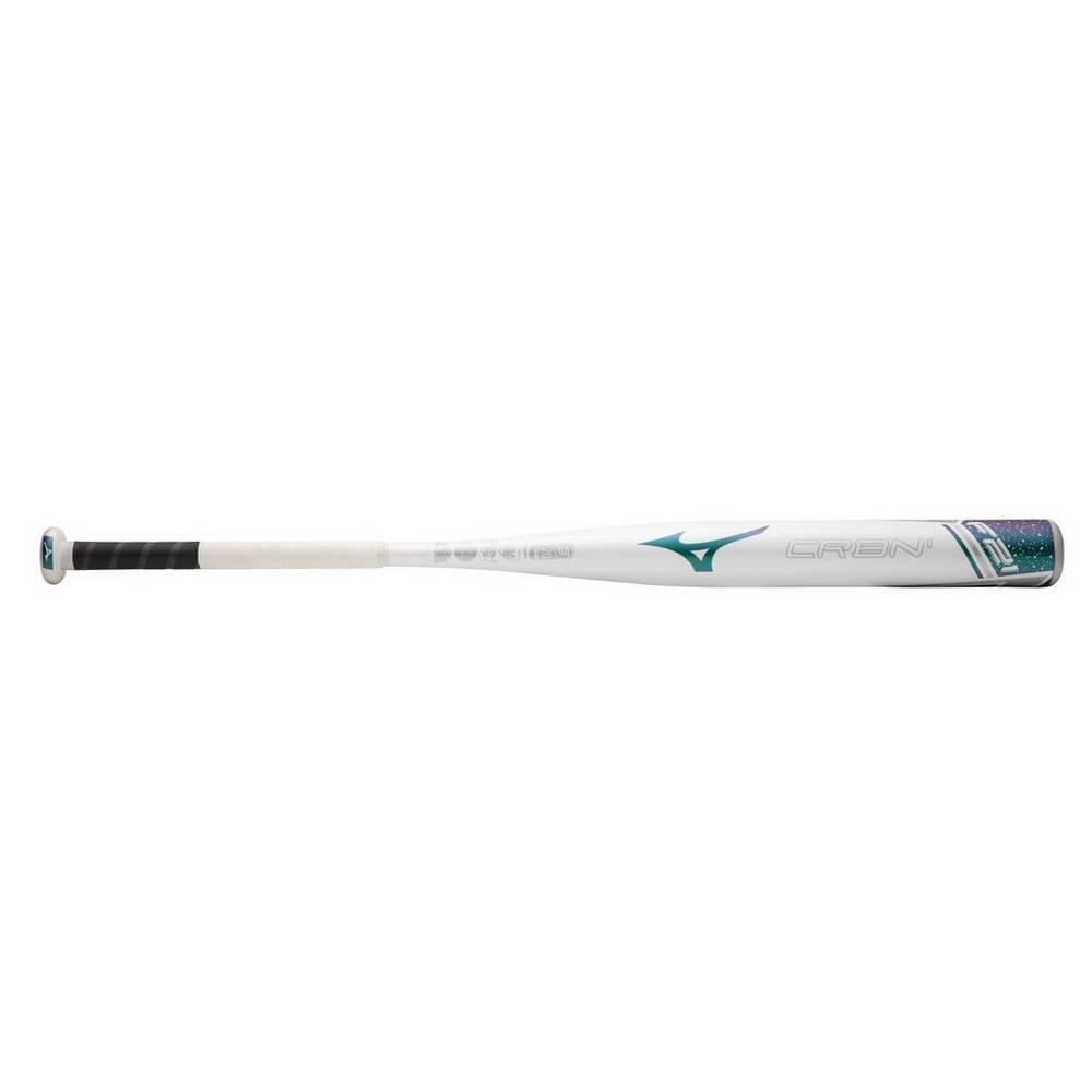 Mizuno Women's F21-CRBN1 - Fastpitch Softball Bat (-8) White/Mint (340557-HWD)